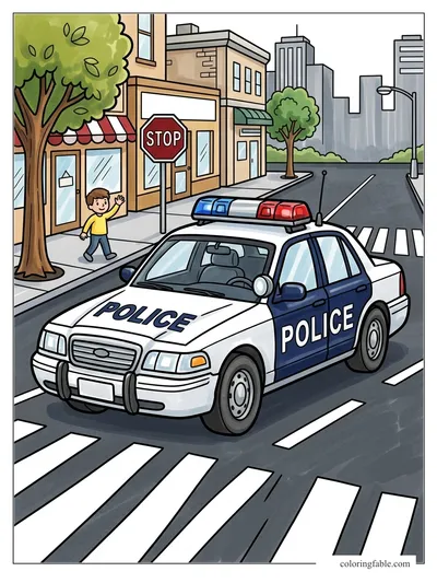 Colored example of this coloring page