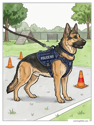 Colored example of this coloring page