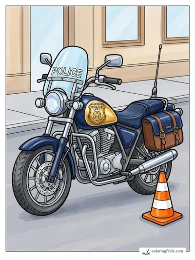 Colored example of this coloring page