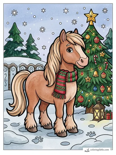 Colored example of this coloring page