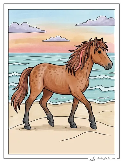 Colored example of this coloring page