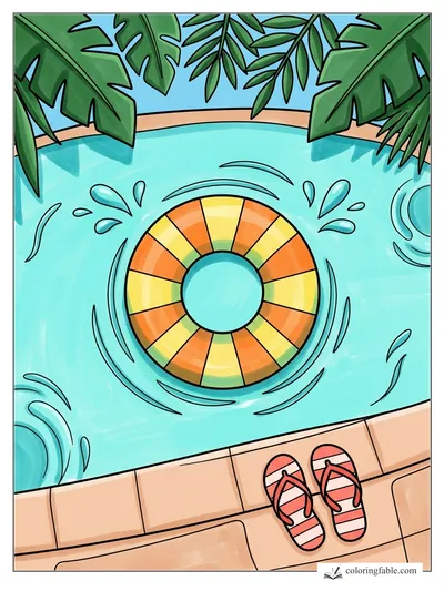 Colored example of this coloring page