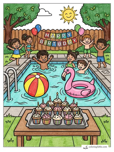 Colored example of this coloring page