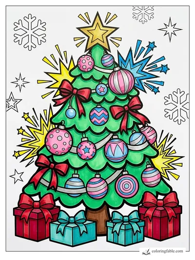 Colored example of this coloring page