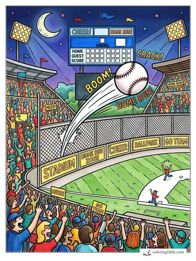 Colored example of this coloring page