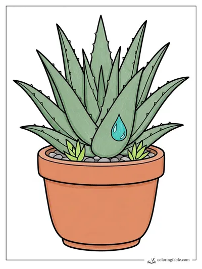 Colored example of this coloring page