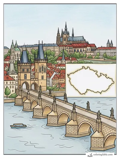 Colored example of this coloring page