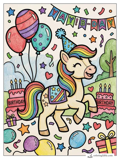 Colored example of this coloring page