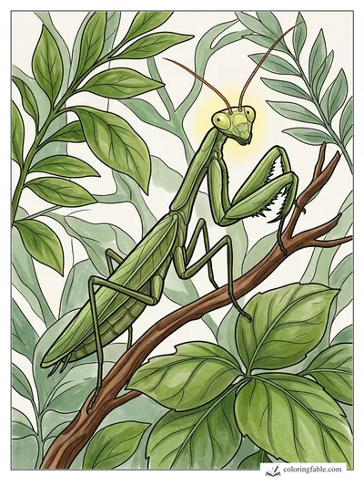 Colored example of this coloring page