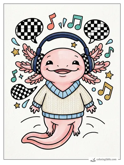 Colored example of this coloring page