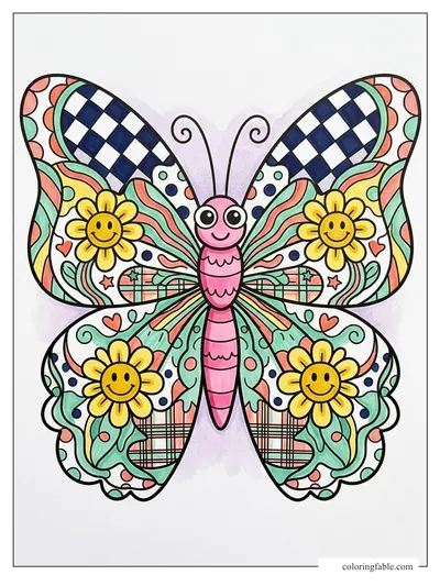 Colored example of this coloring page
