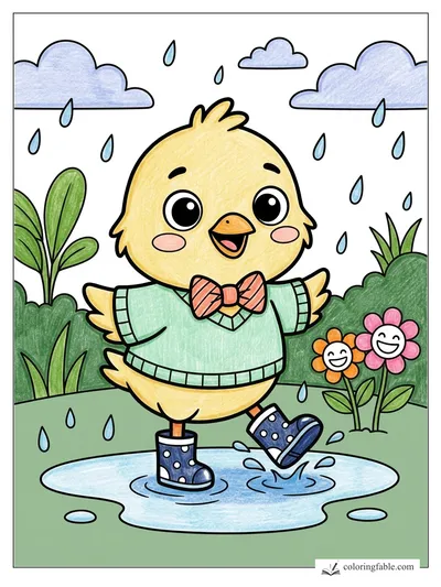 Colored example of this coloring page