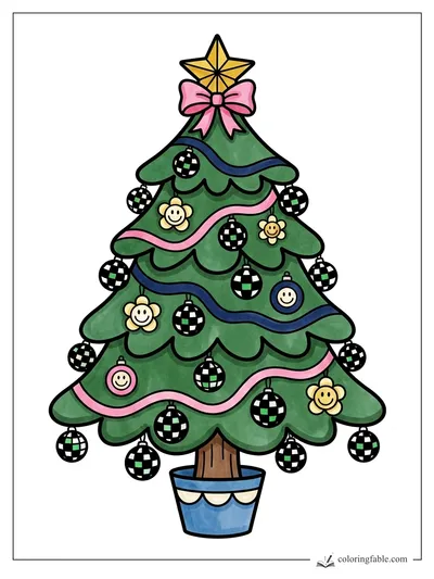 Colored example of this coloring page