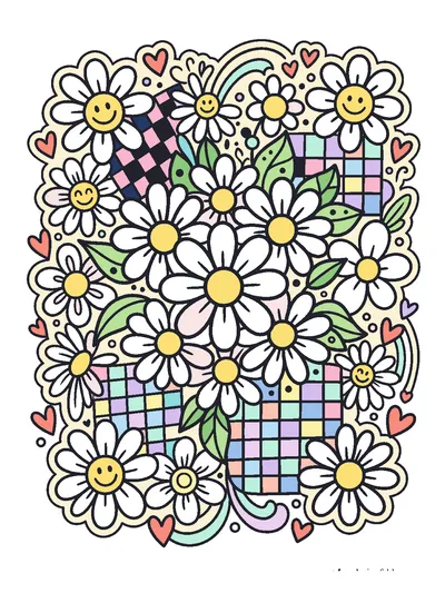 Finished color by number solution