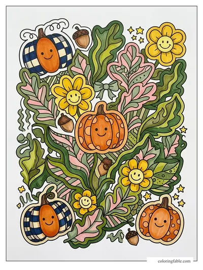Colored example of this coloring page