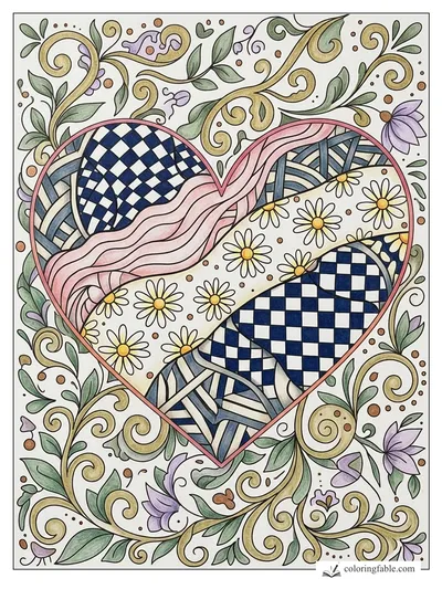 Colored example of this coloring page