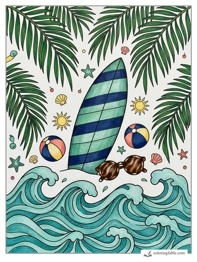 Colored example of this coloring page