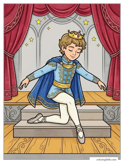 Colored example of this coloring page