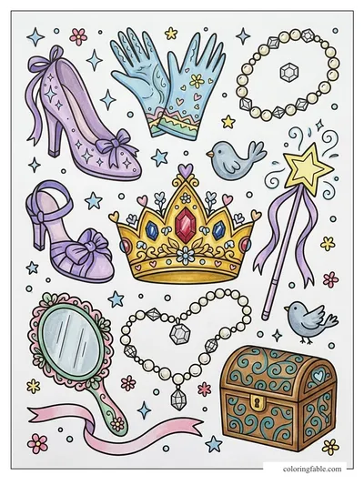 Colored example of this coloring page