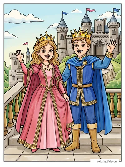 Colored example of this coloring page