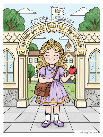 Colored example of this coloring page