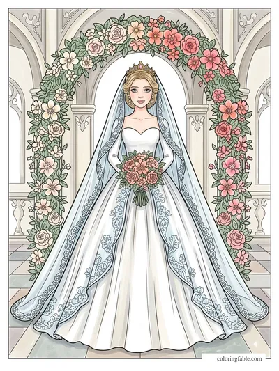 Colored example of this coloring page