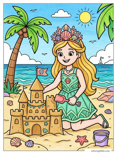 Colored example of this coloring page