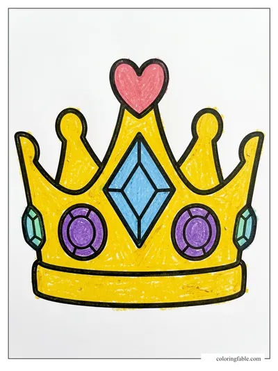 Colored example of this coloring page