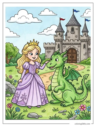 Colored example of this coloring page
