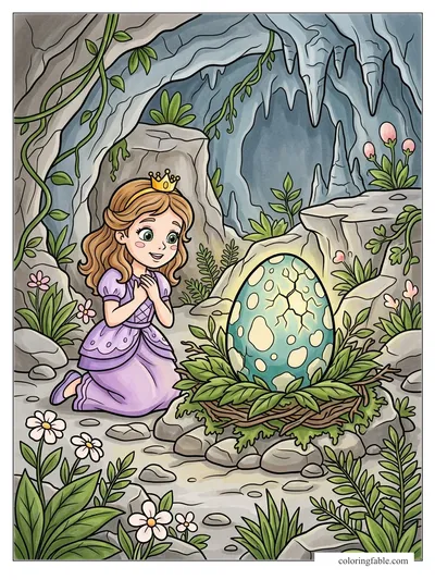 Colored example of this coloring page