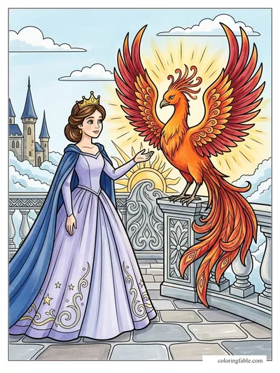 Colored example of this coloring page