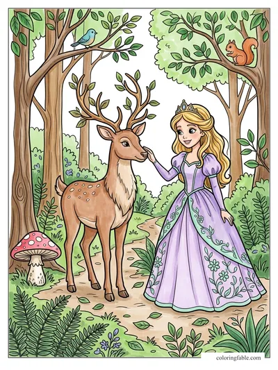 Colored example of this coloring page