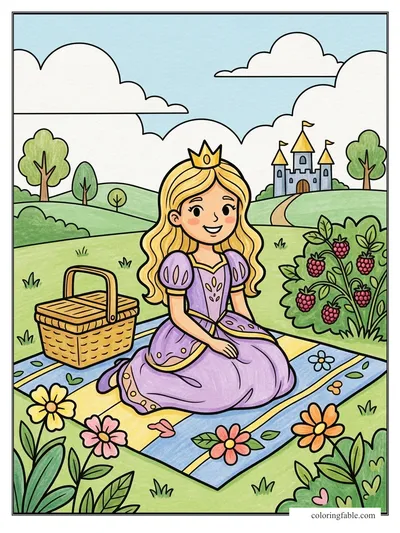Colored example of this coloring page