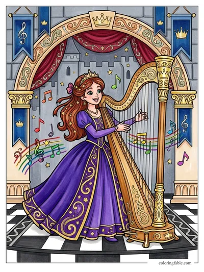 Colored example of this coloring page