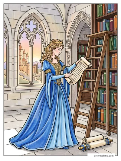Colored example of this coloring page