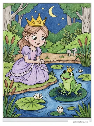 Colored example of this coloring page