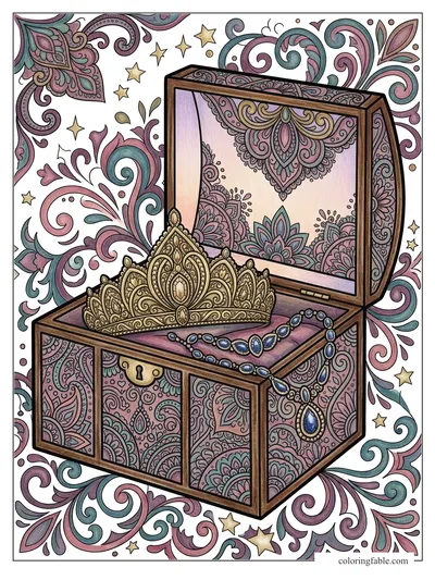 Colored example of this coloring page