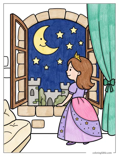 Colored example of this coloring page