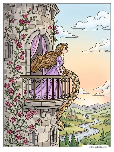 Colored example of this coloring page