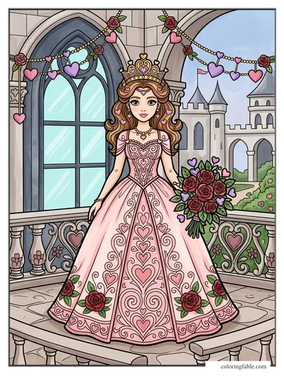 Colored example of this coloring page