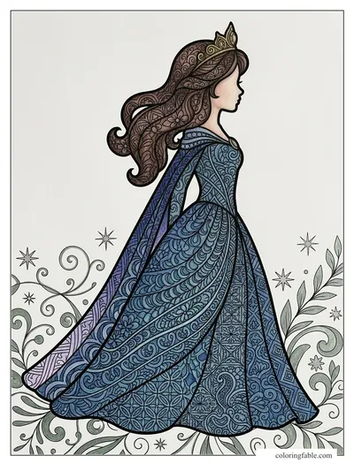 Colored example of this coloring page