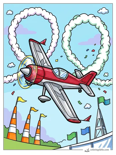 Colored example of this coloring page
