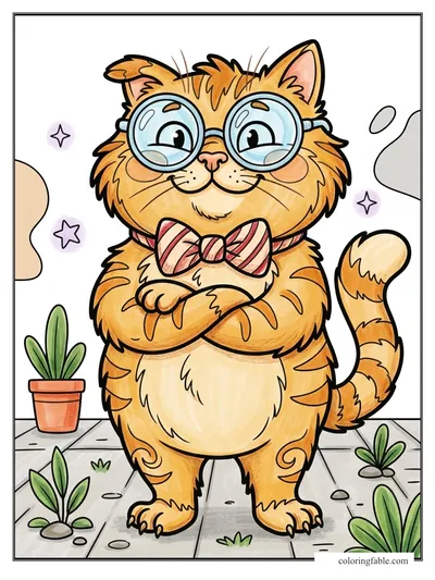 Colored example of this coloring page
