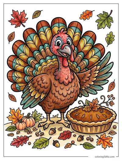 Colored example of this coloring page