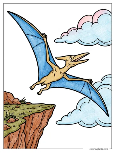 Colored example of this coloring page