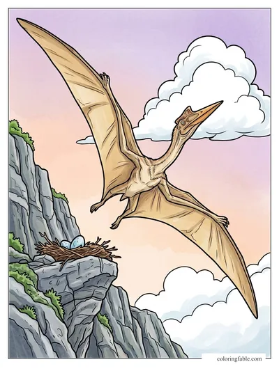 Colored example of this coloring page