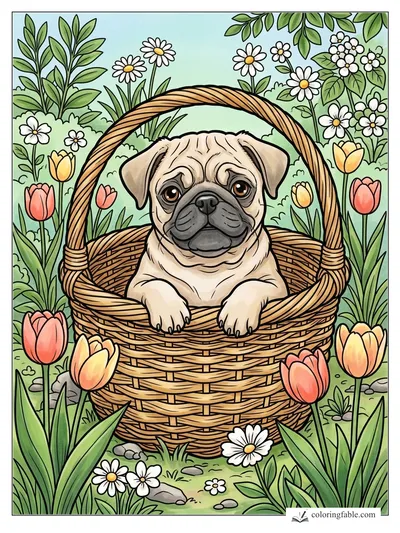 Colored example of this coloring page