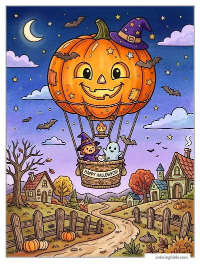 Colored example of this coloring page