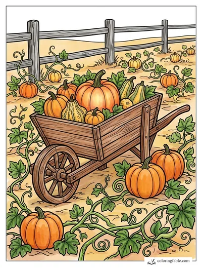 Colored example of this coloring page