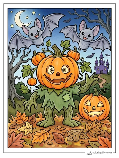 Colored example of this coloring page